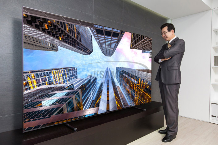 رونمایی از بزرگترین تلویزیون QLED هشتاد و هشت اینچی دنیا توسط سامسونگ 