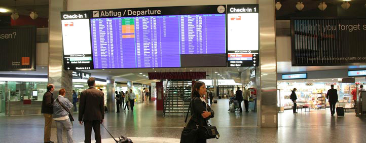 نقش دیجیتال ساینیج ها در فرودگاهها و برای سرگرمی مسافران و تبلیغات