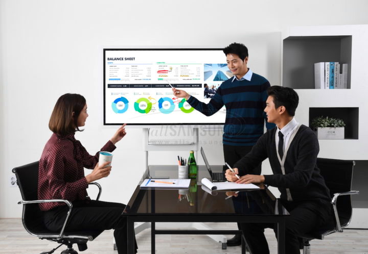 رونمایی سامسونگ از وایت بورد دیجیتال 55 اینچی برای بهبود مشارکت در جلسات 