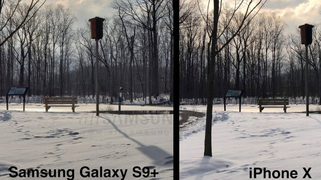 مقایسه دوربین گلکسی اس 9 پلاس و آیفون X به همراه قابلیت ها و ویزگی های آنها