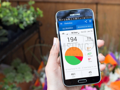 برنامه جدید گوشی های سامسونگ برای کمک به بیماران دیابتی و کارکردهای فوق العاده آن