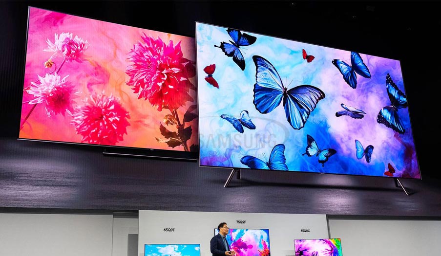 تلویزیون های QLED سری 9 مدل 2018 با کیفیت تصویر خیره کننده و ویژگی های هوشمند 
