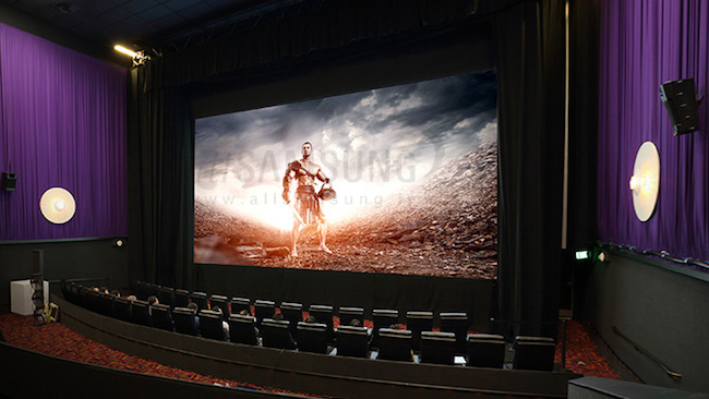 ورود سینما به یک دوره جدید با تلویزیون های LED و 34 فوتی سامسونگ