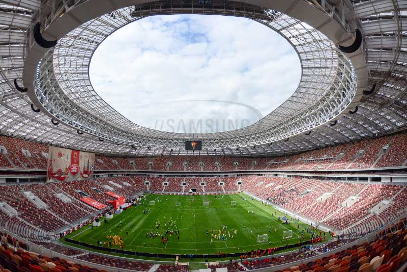 کاربرد دیجیتال ساینیج های سامسونگ در روسیه و جام جهانی 2018 با قابلیت های متفاوت 
