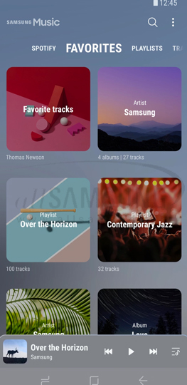 بروزرسانی اپلیکیشن موزیک سامسونگ با طراحی جدید و پیشنهادات اسپاتیفای