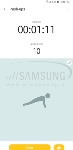 ردیابی تمرینات ورزشی با اپلیکیشن Samsung Health
