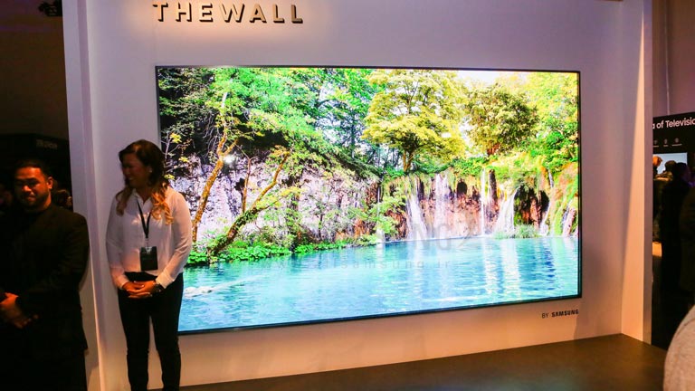 ارتقای فناوری تلویزیون 75 اینچی The Wall سامسونگ در سال 2019