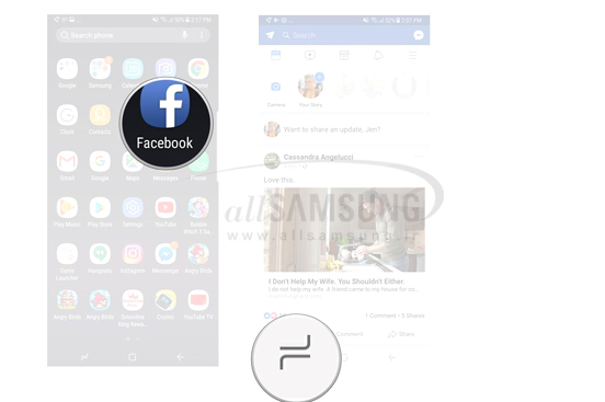 فعال کردن حالت multi window در گوشی گلکسی نوت 8 سامسونگ