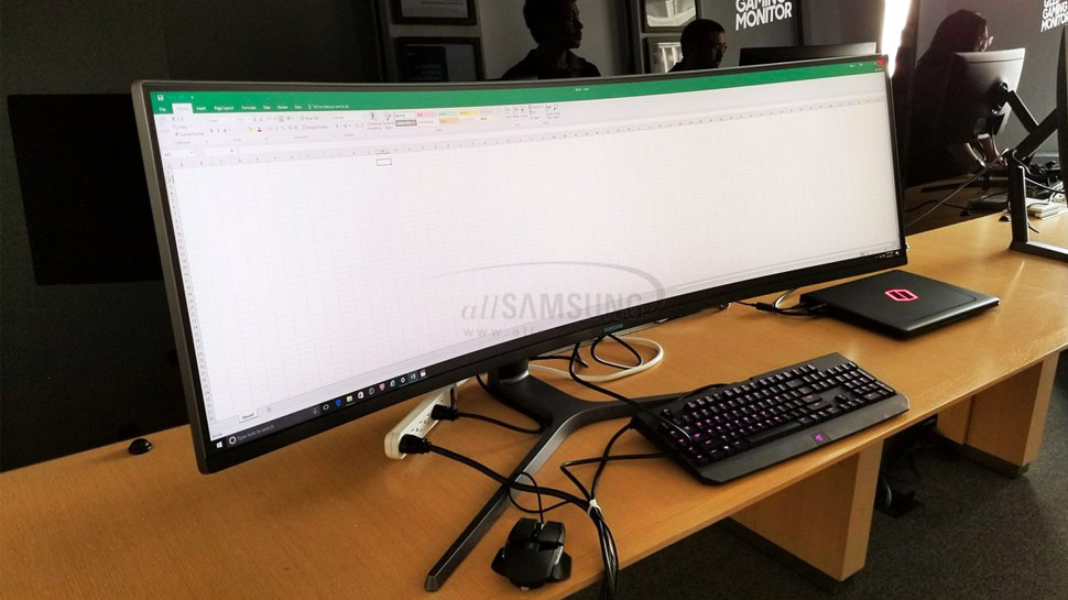مانیتور CHG90 سامسونگ، پیشرفته ترین و عریض ترین مانیتور حرفه ای و بازی