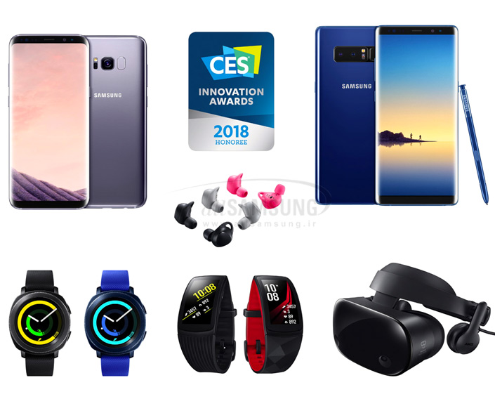 36 محصول سامسونگ نامزد دریافت جایزه از مراسم  CES 2018 
