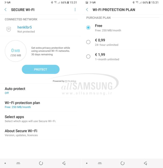 گوشی سامسونگ گلکسی نوت 8، ویژگی وای فای امن یا Secure Wi-Fi را دریافت می کند