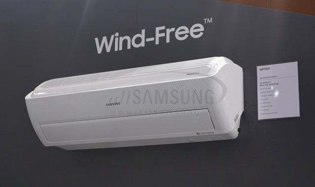نمایش تکنولوژی Wind-Free سامسونگ در بزرگترین نمایشگاه کولرهای گازی