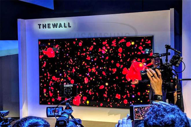 عرضه تلویزیون میکرو ال ای دی مادولار The Wall سامسونگ در تابستان
