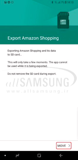 نحوه انتقال اپلیکیشن ها از SD Card به گوشی گلکسی S9 و گلکسی +S9
