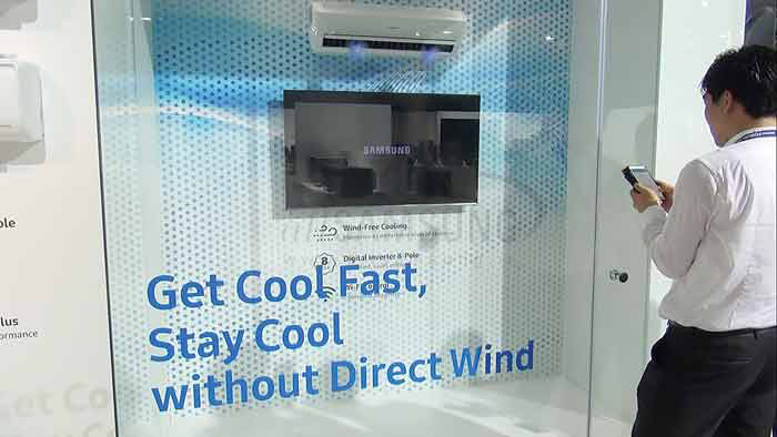 رونمایی سامسونگ از تهویه هوا Wind-Free در بزرگترین نمایشگاه HVAC جهان