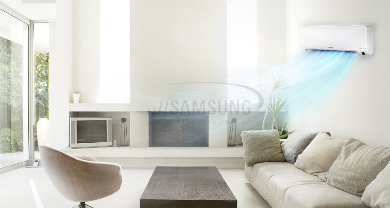 تهویه هوا S-Inverter سامسونگ سرمایش سریع و صرفه جویی در مصرف انرژی