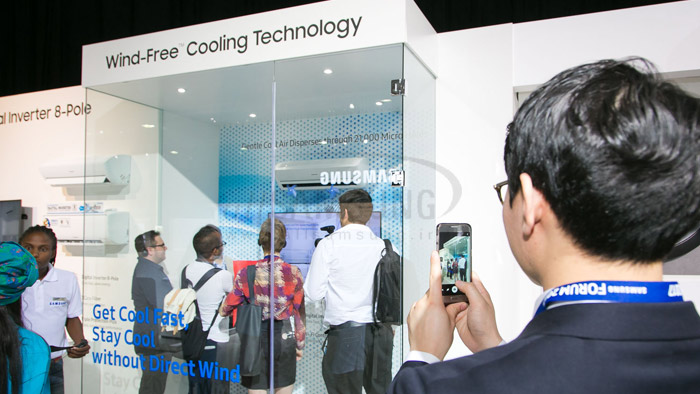 رونمایی سامسونگ از تهویه هوا Wind-Free در بزرگترین نمایشگاه HVAC جهان