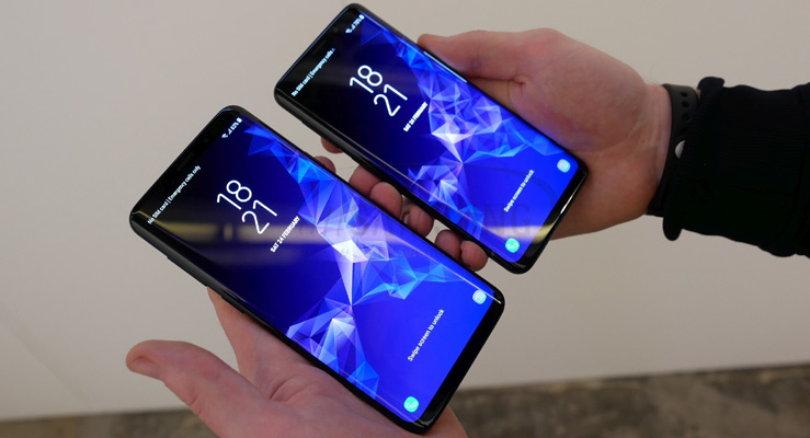 مقایسه سرعت LTE گوشی گلکسی اس 9 و گلکسی اس 9 پلاس سامسونگ و آیفون X اپل