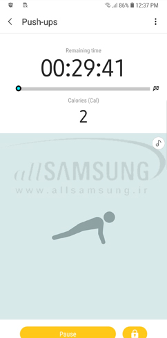ردیابی تمرینات ورزشی با اپلیکیشن Samsung Health