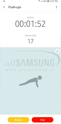 ردیابی تمرینات ورزشی با اپلیکیشن Samsung Health