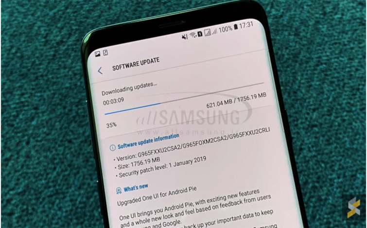 آپدیت اندروید 9 پای به همراه One UI برای گلکسی اس 9 پلاس و گلکسی اس 9