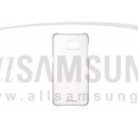 گلکسی اس 7 سامسونگ کلیر کاور طلایی Samsung Galaxy S7 Clear Cover Gold