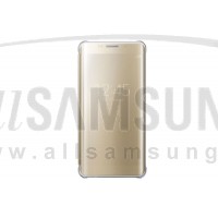 گلکسی اس 6 اج پلاس سامسونگ کلیر ویو کاور طلایی Samsung Galaxy S6 edge + Plus Clear View Cover Gold