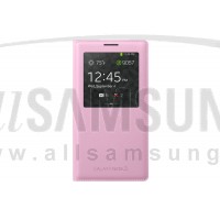 گلکسی نوت 3 سامسونگ اس ویو کاور صورتی Samsung Galaxy Note3 S View Cover Pink