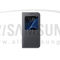 گلکسی اس 7 سامسونگ اس ویو کاور اورجینال مشکی Samsung Galaxy S7 S View Cover Black