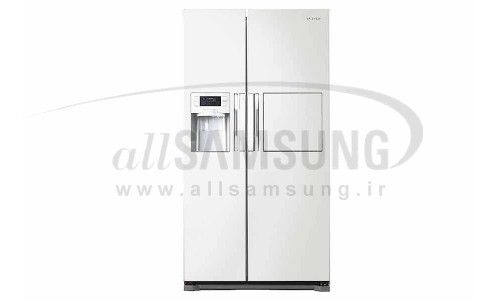 یخچال فریزر ساید بای ساید سامسونگ 25 فوت اچ ام 34 سفید چرمی Samsung Side By Side HM34 White