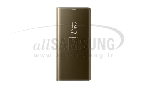 گلکسی نوت 8 سامسونگ کلیر ویو استندینگ کاور طلایی Samsung Galaxy Note8 Clear View Standing Cover Gold