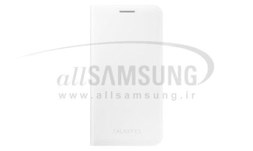 گلکسی ایی 5 سامسونگ فلیپ ولت سفید Samsung Galaxy E5 Flip Wallet White