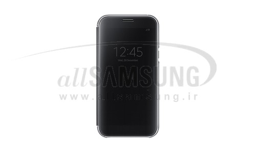 گوشی سامسونگ گلکسی ای 7 2017 کلیر ویو کاور مشکی Samsung Galaxy A7 2017 Clear View Cover Black EF-ZA720