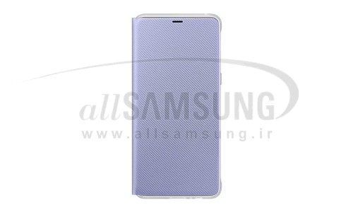 گوشی سامسونگ گلکسی ای 8 پلاس نئون فلیپ کاور ارغوانی Samsung Galaxy A8+ Neon Flip Cover FA730P Orchid Gray