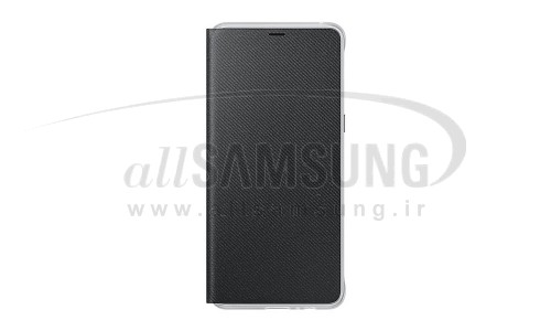 گوشی سامسونگ گلکسی ای 8 پلاس نئون فلیپ کاور مشکی Samsung Galaxy A8+ 2018 Neon Flip Cover FA730P Black