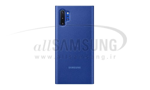 گلکسی نوت 10 پلاس سامسونگ کلیر ویو کاور آبی Samsung Galaxy Note10+ Clear View Cover Blue EF-ZN975CL