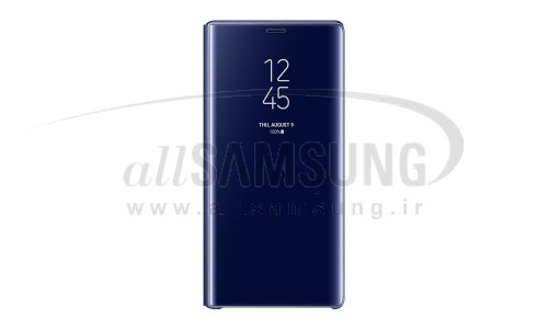 گلکسی نوت 9 سامسونگ کلیر ویو استندینگ کاور آبی Samsung Galaxy Note9 Clear View Standing Cover Blue