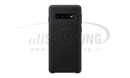 گلکسی اس 10 سامسونگ سیلیکون کاور مشکی Samsung Galaxy S10 Silicone Cover Black EF-PG973TB