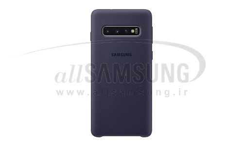 گلکسی اس 10 سامسونگ سیلیکون کاور سرمه ای Samsung Galaxy S10 Silicone Cover Navy EF-PG973TN