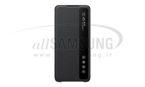گلکسی اس 20 اولترا سامسونگ اسمارت کلیر ویو کاور مشکی Samsung Galaxy S20 Ultra Smart Clear View Cover Black