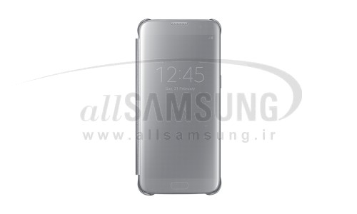 گلکسی اس 7 سامسونگ کلیر ویو کاور نقره ای Samsung Galaxy S7 Clear View Cover Silver