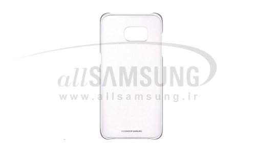 گلکسی اس 7 اج سامسونگ کلیر کاور نقره ای Samsung Galaxy S7 edge Clear Cover Silver