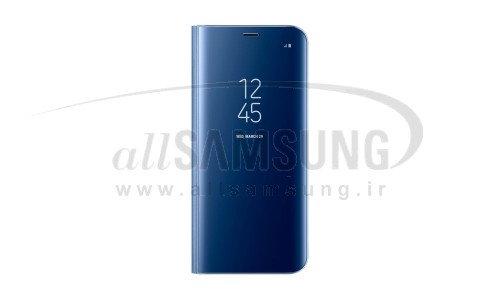 گلکسی اس 8 سامسونگ کلیر ویو استندینگ کاور آبی Samsung Galaxy S8 Clear View Standing Cover Blue EF-ZG950CB