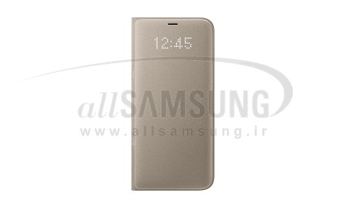 گلکسی اس 8 پلاس سامسونگ ال ای دی ویو کاور طلایی Samsung Galaxy S8+ LED View Cover Gold EF-NG955PF