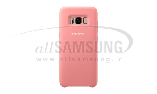 گلکسی اس 8 پلاس سامسونگ سیلیکون کاور صورتی Samsung Galaxy S8+ Silicone Cover Pink