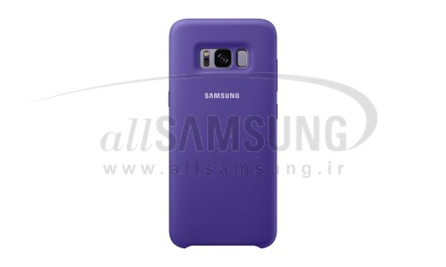 گلکسی اس 8 پلاس سامسونگ سیلیکون کاور بنفش Samsung Galaxy S8+ Silicone Cover Purple