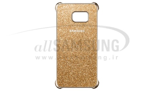 گلکسی اس 6 اج پلاس سامسونگ گلیتر کاور طلایی  Samsung Galaxy S6 edge Plus Glitter Cover Gold