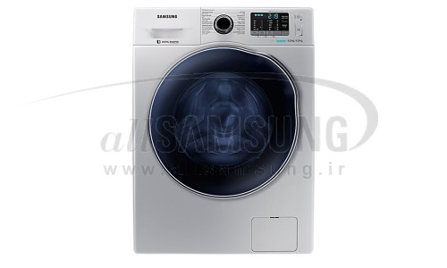 لباسشویی و خشک کن سامسونگ 8 کیلویی گیربکسی نقره ای Samsung Washing Machine 8kg Q1469 Silver
