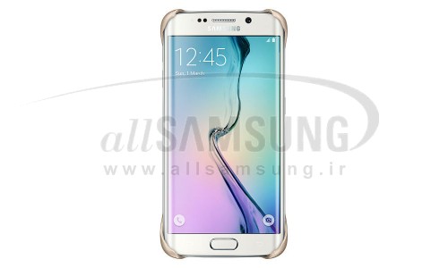 گلکسی اس 6 اج سامسونگ پروتکتیو کاور طلایی Samsung Galaxy S6 Edge Protective Cover Gold