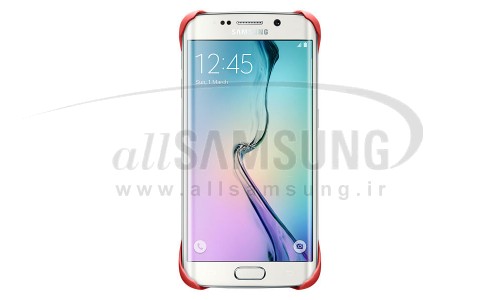 گلکسی اس 6 اج سامسونگ پروتکتیو کاور صورتی Samsung Galaxy S6 Edge Protective Cover Pink
